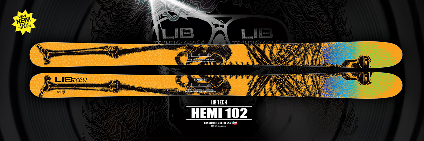 Lib Tech 2025-2026 Hemi 102 Early Release Skis