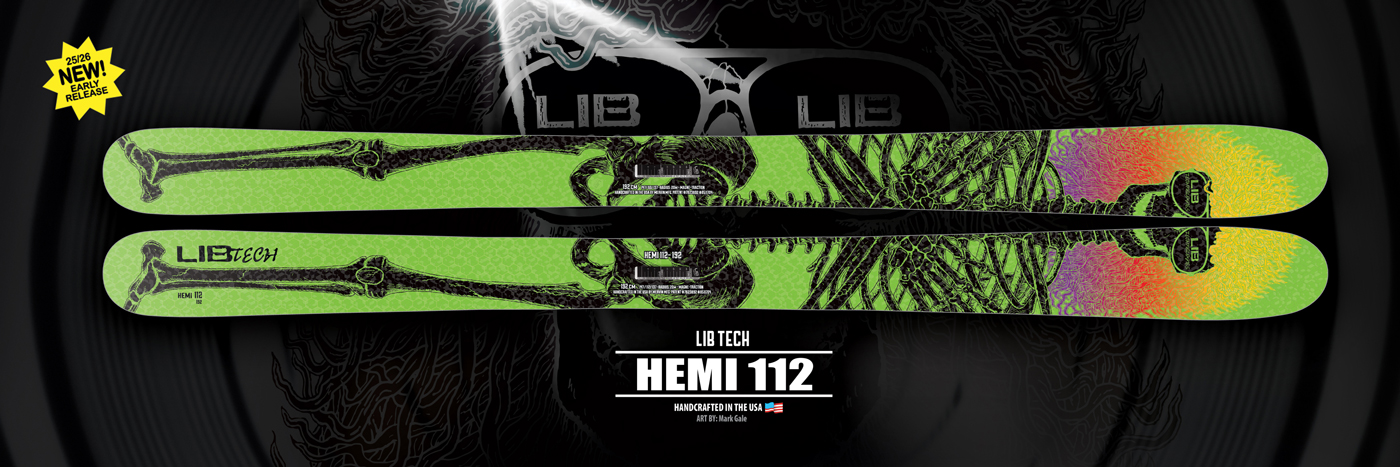 Lib Tech 2025-2026 Hemi 112 Early Release Skis