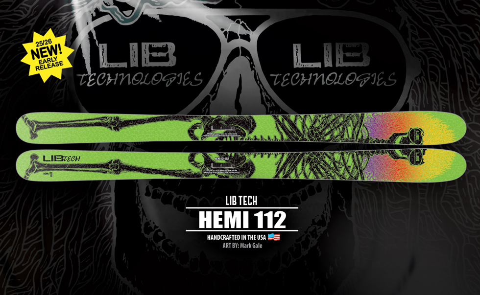 Lib Tech 2025-2026 Hemi 112 Early Release Skis