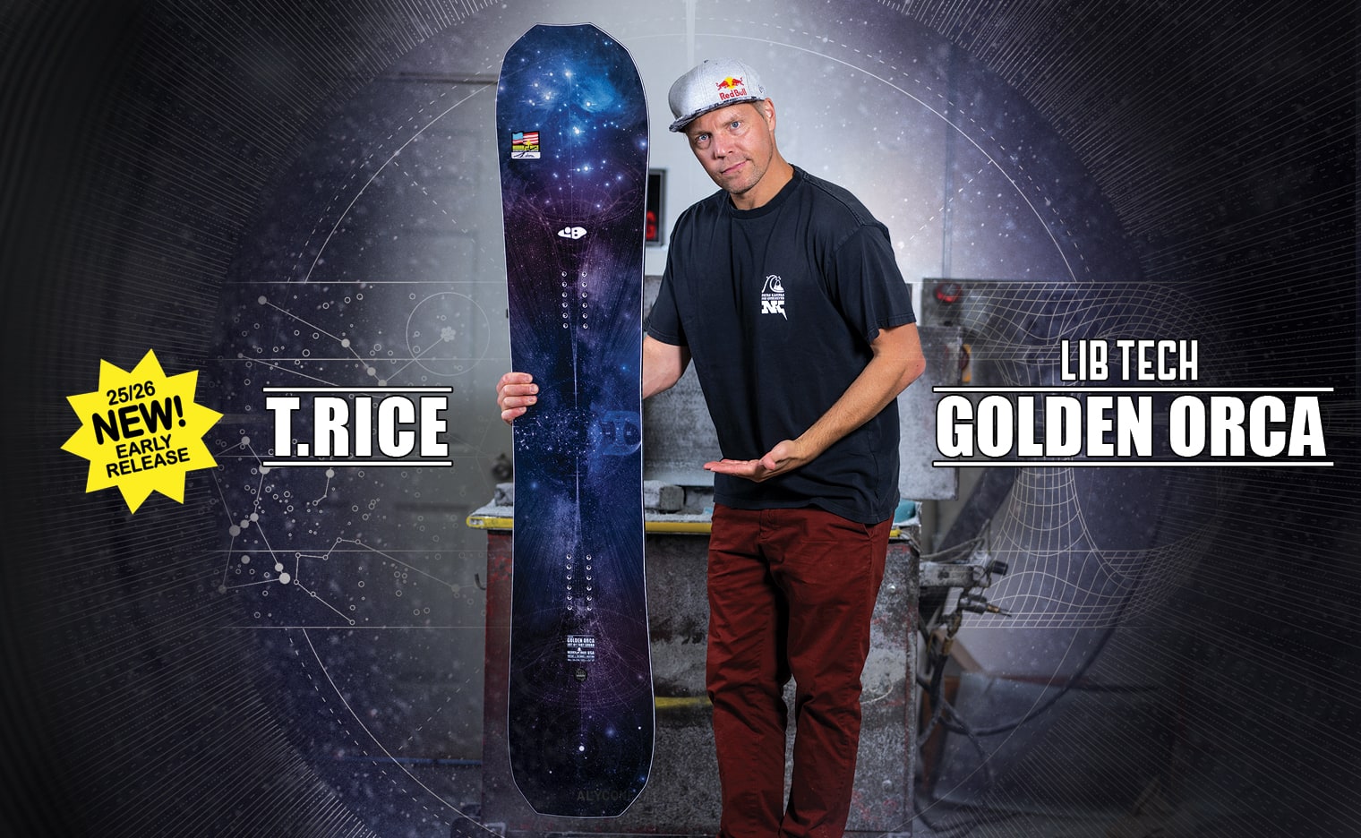Lib Tech 2025-2026 Golden Orca Early Release Snowboard
